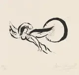 Marc Chagall, Kleiner Engel, 1957, Lithograph