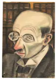Fritz Schirrmacher, Der Mann aus der Kanzlei, 1922, Pastel