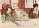 Jeanne Mammen, Café Boul' Mich'