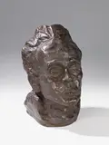 Egon Schiele, Selbstporträt, 1917, Bronze