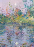 Pierre Bittar, Reflets d'automne, 1980, Oil on canvas
