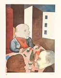 Der Mensch ist gut by George Grosz, 1919, Offset in colours, sold Apr 2010