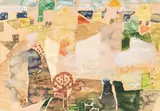 Dorflandschaft (Blankenese) by Eduard Bargheer, 1955, Watercolour, sold Apr 2010