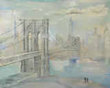 Alice Halicka, Die Brooklyn Bridge in New York