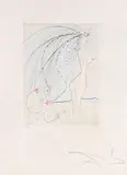 Diane de Poitiers by Salvador Dalí, 1971, Drypoint, sold Apr 2010