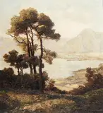 Blick auf den Tegernsee by Otto Eduard Pippel, 1938, Oil on canvas, sold Apr 2010