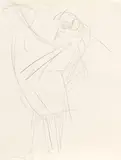 Beim Mähen by Ernst Ludwig Kirchner, 1919, Pencil drawing, sold Apr 2010