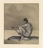 Max Klinger, Eva und die Zukunft - Opus III, 1889, Etching