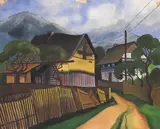 Christian Arnold, Dorfstraße in Wellnitz