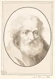 Johann Georg von Dillis, Porträt eines bärtigen Alten