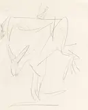 Kälbchen by Ernst Ludwig Kirchner, 1919, Pencil drawing, sold Apr 2010
