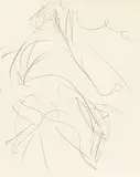 Kuh und Melker by Ernst Ludwig Kirchner, 1919, Pencil drawing, sold Apr 2010