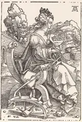 Hans Baldung Grien, Die Heilige Katharina, 1505, Woodcut