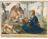 Friedrich Wilhelm Schäfer, Russisches Totenopfer, 1803, Watercolour