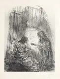 Alfred Kubin, Die Braut von Korinth, 1932, Lithograph