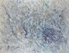 Gerhard Hoehme, Wohin? (Hommage à Fautrier), 1958, Oil
