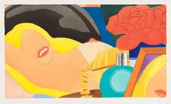 Tom Wesselmann, Study for Nude Lithograph, 1976, Watercolour