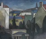 Alexander Kanoldt, Häuser