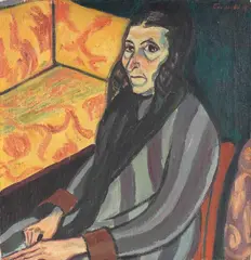 Richard Seewald, Zigeunerin (Frau auf Korsika), 1913, Oil on canvas