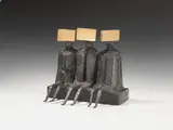 Sitting Watchers I by Lynn Chadwick, 1975, Bronze, sold Dec 2009