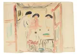 Wäscherei by Erich Heckel, 1909, Watercolour, sold Dec 2009