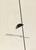 László Moholy-Nagy, Konstruktion IV, 1923, Lithograph