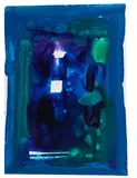 Sam Francis, Blue Frame, 1980, Acrylic