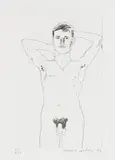 David Hockney, Fourteen poems by C. P. Cavafy. Chosen and illustrated with twelve etchings by David Hockney, 1966, Etching