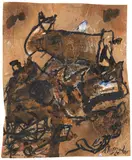 Emil Schumacher, G-42/1986, 1986, Gouache