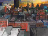 Rainer Fetting, Chelsea Hotel View, 2005, Acrylic on canvas