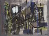 Fritz Winter, Ohne Titel, 1952, Tempera