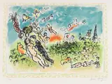 Marc Chagall, Sommernachtstraum, 1983, Lithograph in colours