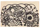 Wilhelm Morgner, Abstraktion, 1912, Brush and India ink drawing