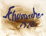 Ohne Titel by Emil Schumacher, 1972, Mixed media, sold Dec 2009