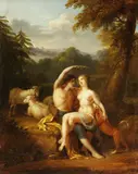 Robert Lefèvre, Zugeschrieben - Pastorale Idylle, 1800, Oil on canvas