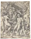 Giovanni Jacopo Caraglio, Venus und Mars, 1540, Engraving