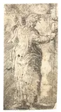 Andrea Meldolla gen. Schiavone, Der Heilige Matthäus, 1536, Etching