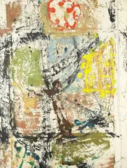 Markus Lüpertz, Männer ohne Frauen - Parsifal, 1994, Oil