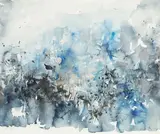 Ohne Titel by Zao Wou-ki, 1957, Watercolour, sold Oct 2009