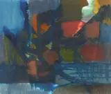 Spiegelung by Fritz Winter, 1964, Oil on canvas, sold Oct 2009