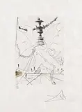 Much Ado About Shakespeare (Shakespeare II) by Salvador Dalí, 1971, Drypoint, sold Oct 2009