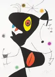 Aus: Oda a Joan Miró by Joan Miró, 1973, Lithograph in colours, sold Oct 2009