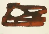 Eau-Forte XXVII by Pierre Soulages, 1974, Etching in colours, sold Oct 2009