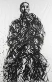 Max Uhlig, Bildnis 27.II.89, 1989, Brush and India ink drawing