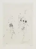Nana Mappe by Horst Janssen, 1959, Etching, sold Oct 2009