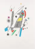 Aus: Maravillas con variaciones acrósticas en el jardín de Miró by Joan Miró, 1975, Lithograph in colours, sold Oct 2009