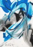 Blon by Karl Otto Götz, 1999, Gouache, sold Oct 2009