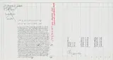 Hanne Darboven, Ohne Titel (24.9./25.9.1977), 1977, Pen and India ink