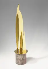 Kleiner Dreiklang by Heinz Mack, 1986, Bronze, sold Oct 2009