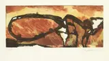 Emil Schumacher, Komposition 13/1964, 1964, Etching in colours